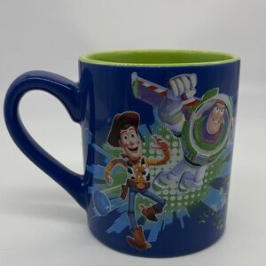 Disney Blue and Green Toy Story Mug Buzz and Woody 14oz